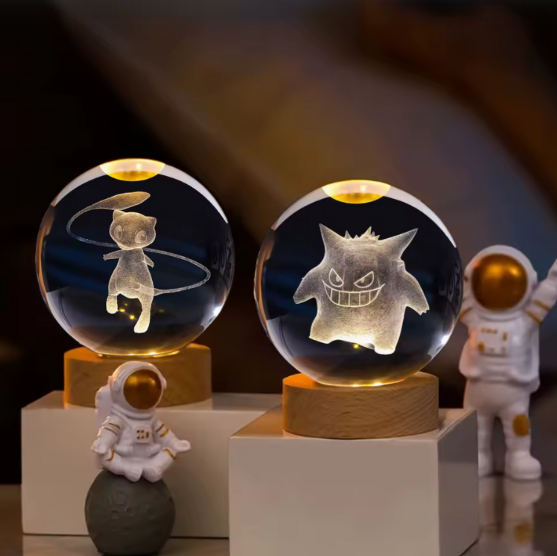 Luz LED Pokemon de cristal