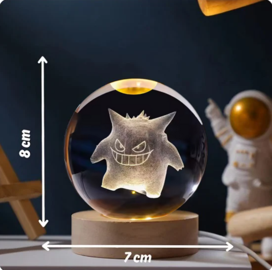 Luz LED Pokemon de cristal