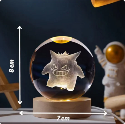 Luz LED Pokemon de cristal