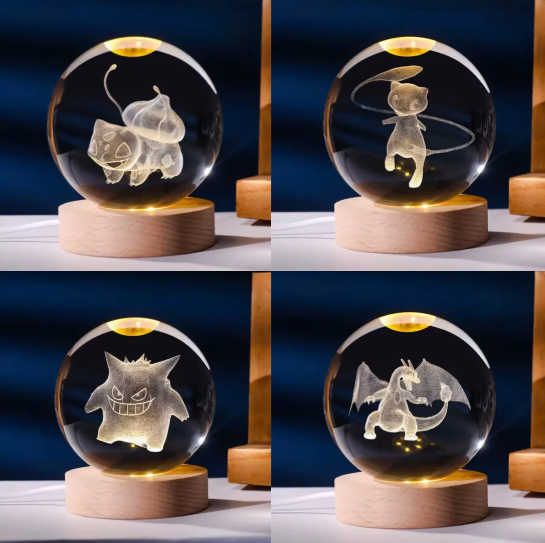 Luz LED Pokemon de cristal