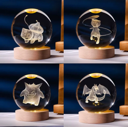 Luz LED Pokemon de cristal